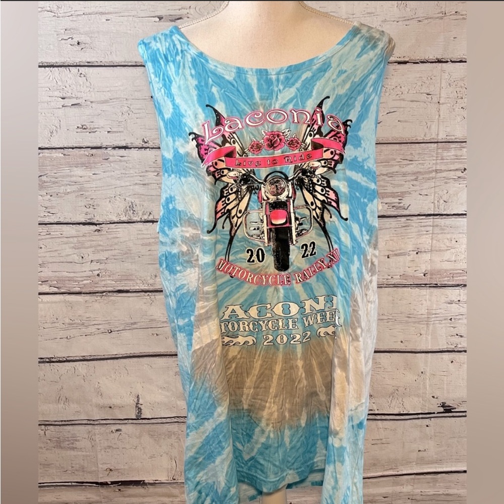 Laconia Motorcycle Week 2022 Tank Top Tie
Dye-XL